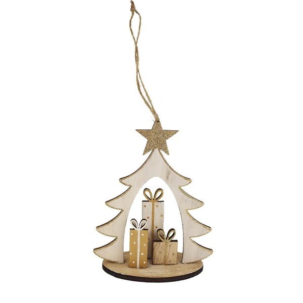 Dekorace k zavěšení D4148 - 13.5 x 6.2 x 17.5 cm