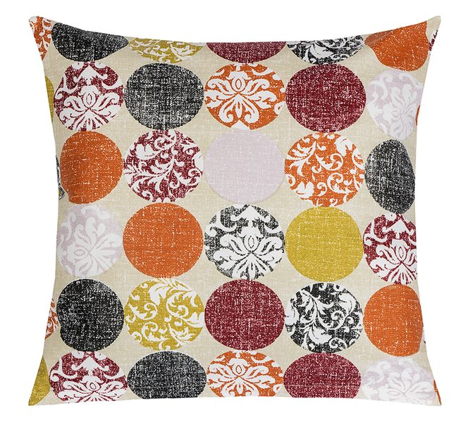 Povláček Berta Hnědá,Vínová,Oranžová 611 45x45 cm