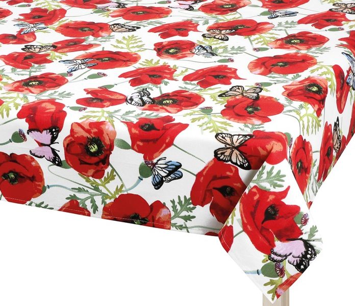 Ubrus BERTA Červená,Bílá,Zelená 612