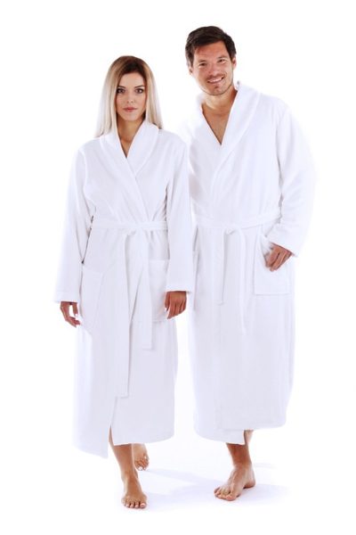 Sauna župan se šálovým límcem - bambusové vlákno 21 50