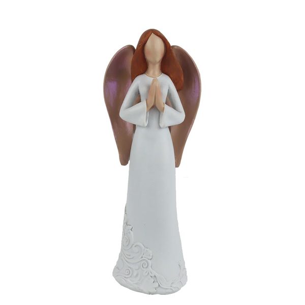 Dekorace anděl X8181/4 - 8x5.5x25cm