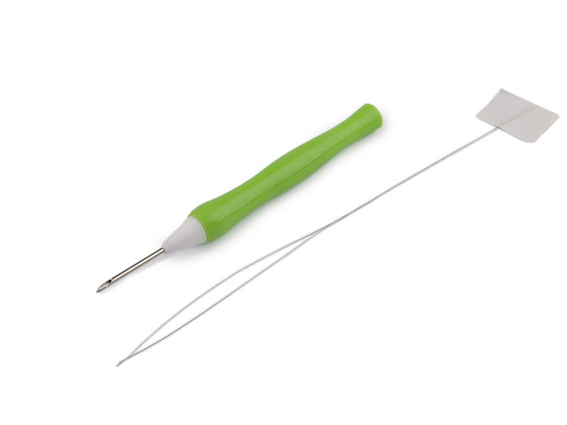 Dutá jehla / vyšívací pero s navlékačem AIRO Ø1,5 mm