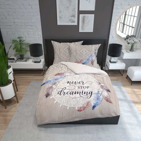 Povlečení Lapač snů peříčka Bavlna, 220/200, 2x70/80 cm