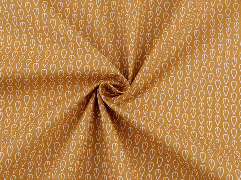 Bavlněná látka / plátno lístečky METRÁŽ