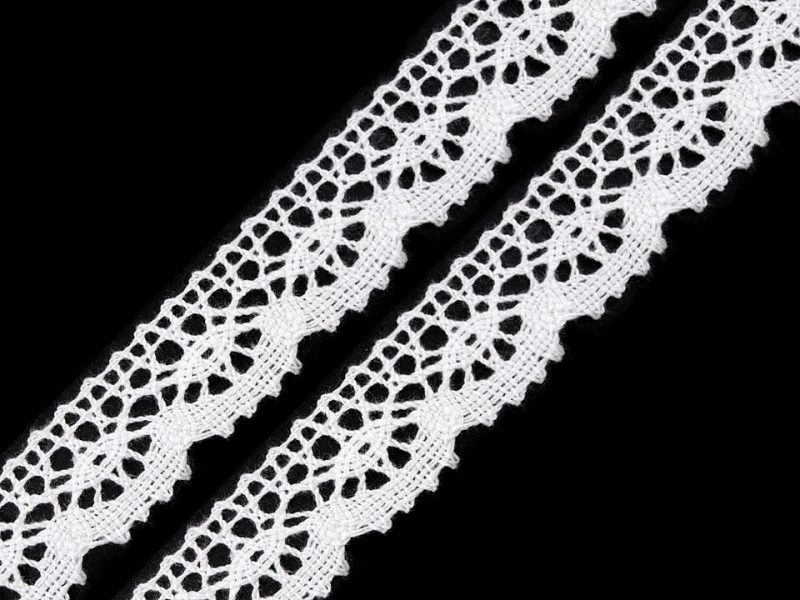 Bavlněná krajka paličkovaná šíře 23 mm METRÁŽ