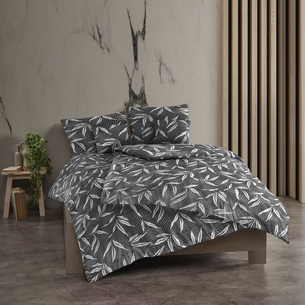 Bavlněné povlečení renforcé OSAKA šedá