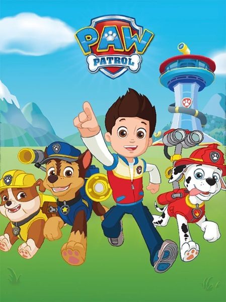 Fleece deka Paw Patrol parta Polyester, 100/140 cm