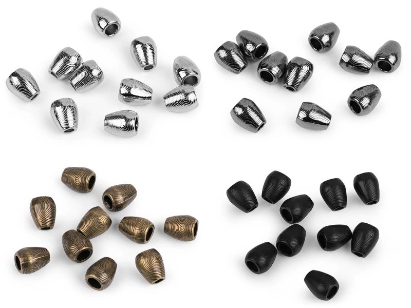 Kovová koncovka na šňůru Ø3,5 mm / ozdoba 10 kusů