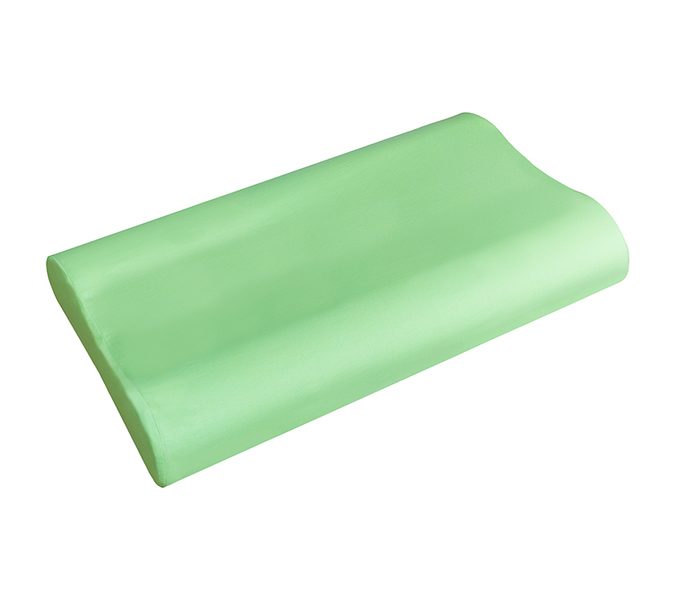 Polštář anatomický - líná pěna Zelená 2021/052 (povlak jersey)