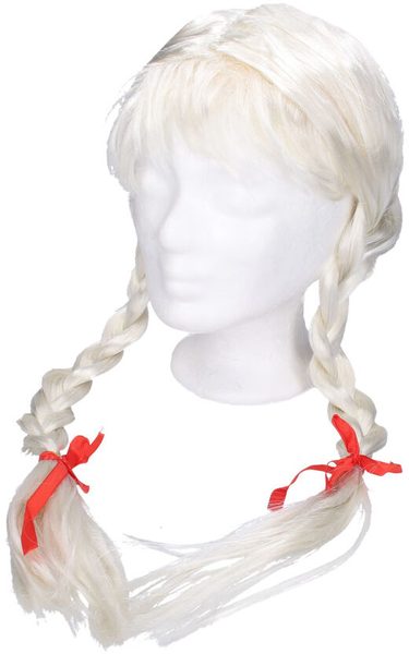 KARNEVAL Paruka blond s copánky *KARNEVALOVÝ DOPLNĚK*