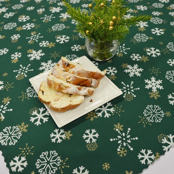 Vánoční ubrus - zelený 120x140 cm