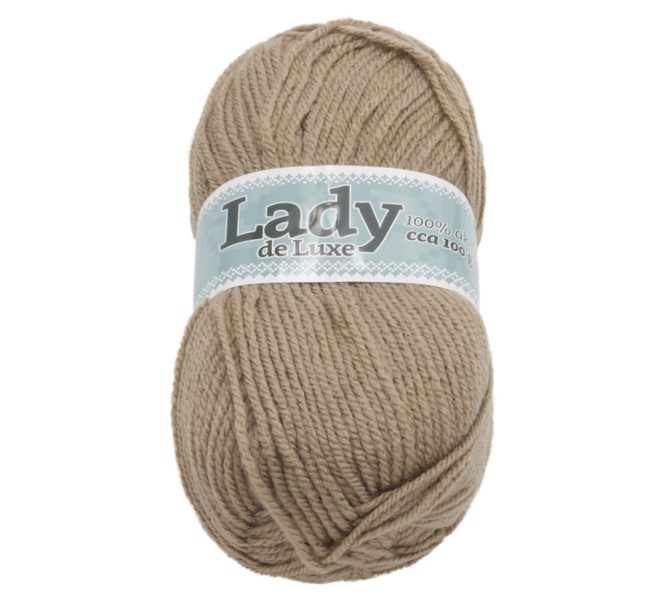 Příze LADY de Luxe Béžová 1108 100g / 238 m