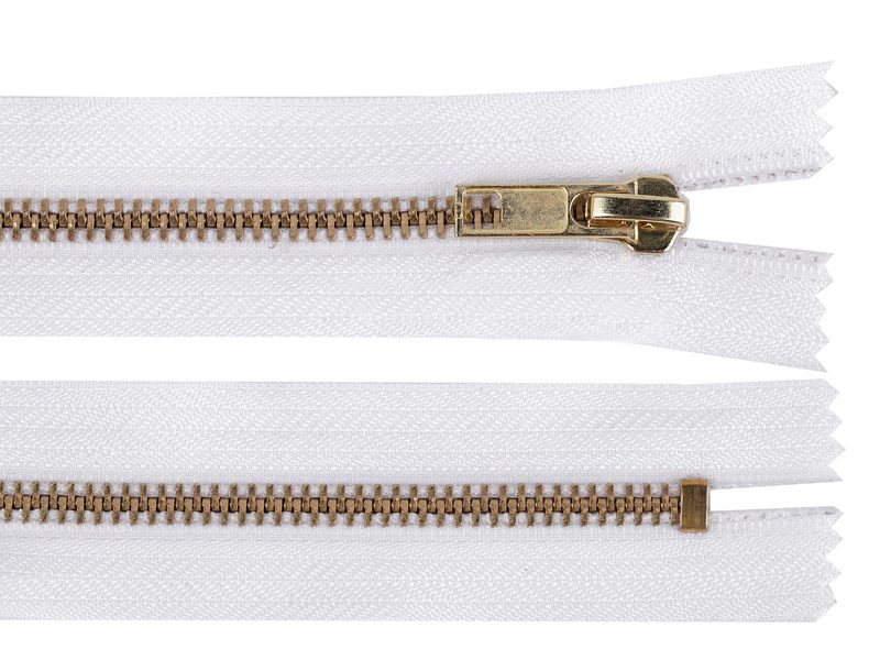 Kovový zip No 5 délka 14 cm (jeansový)