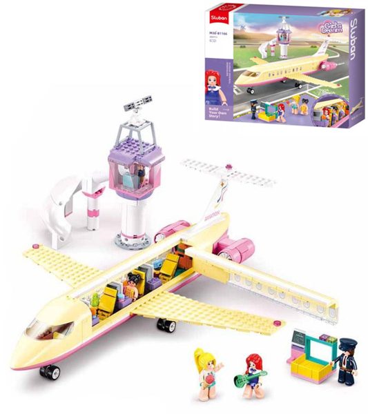Sluban Girls Dream letadlo (384 dílků, 5 figurek)
