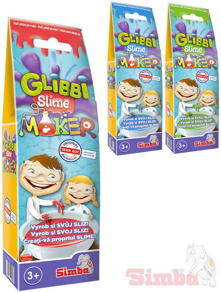 Glibbi Slime Maker prášek 50g na výrobu slizu do vany 3 barvy v sáčku |  Hračky pro chlapce | Mikaton.cz