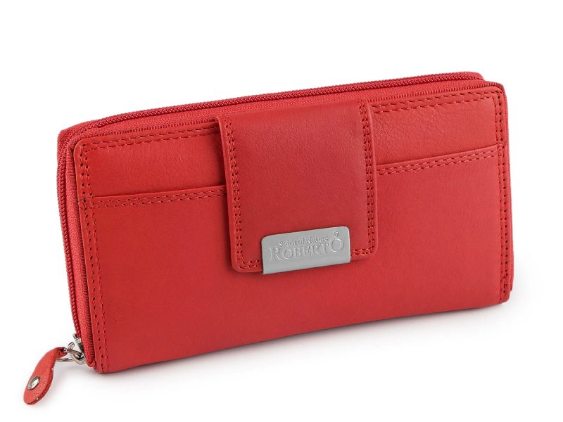 Dámská peněženka kožená 10x18 cm