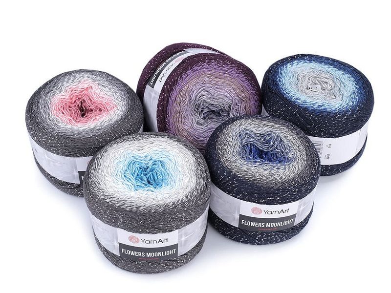 Flowers Moonlight 260 g Pletací příze