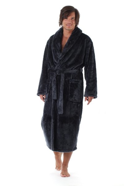 Antracitový Huňatý Župan Jack extra 21 20 9551