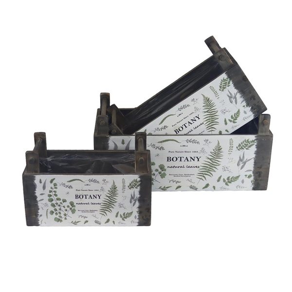 Dřevěný obal s plastem D7071/B - 29.5 cm