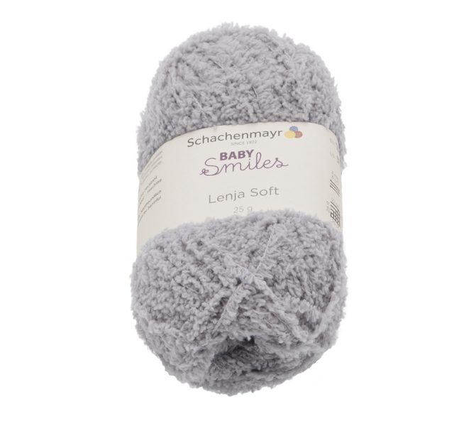 Příze LENJA SOFT Šedá 1090 25g / 85 m