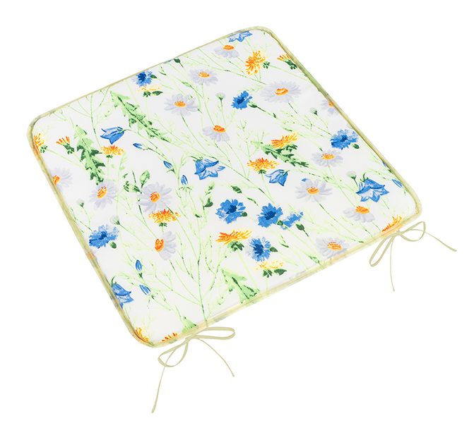 Sedák Adéla hladký Modrá,Žlutá,Bílá 34/177