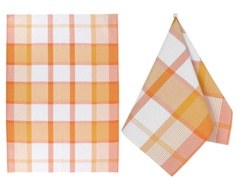 Kuchyňská utěrka 1 ks Oranžová,Bílá,Žlutá 175C