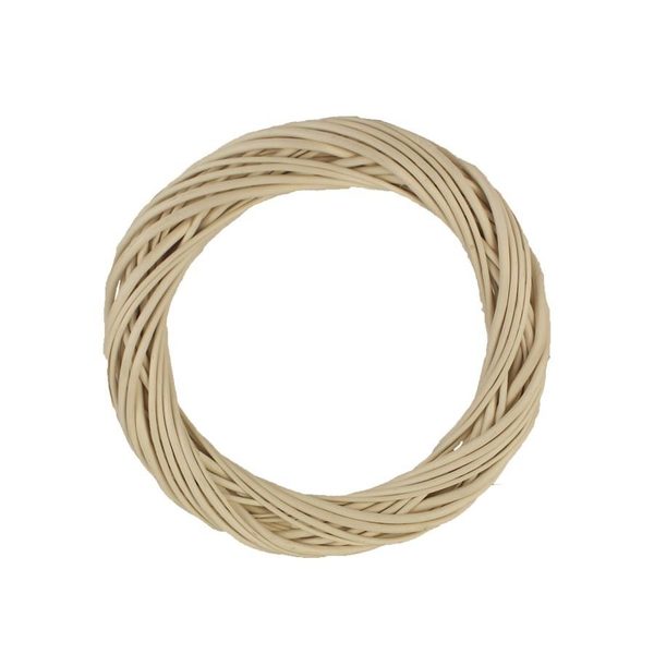 Věnec z běleného proutí 30 cm 08000/30B