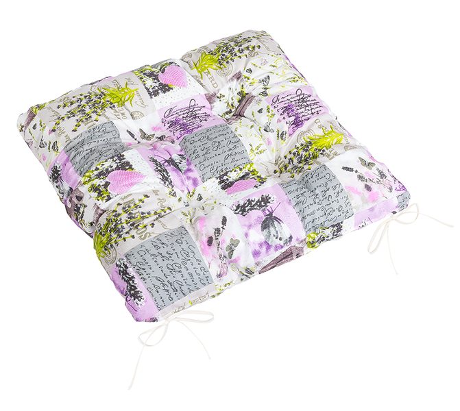 Sedák Adéla prošívaný Šedá 41/243 40x40 cm