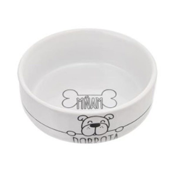 Miska keramická pro psy O0199 - dia12 x 5 cm