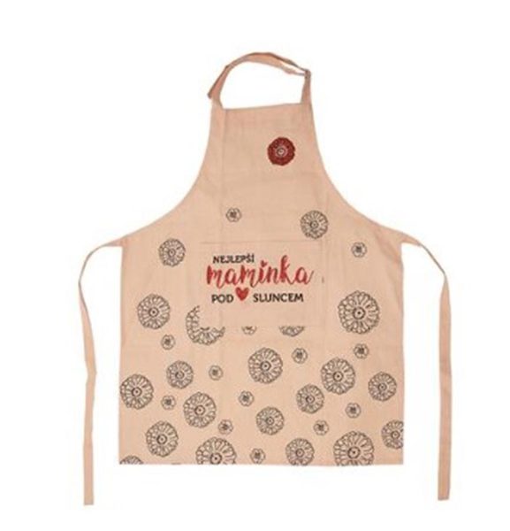 Kuchyňská zástěra NEJLEPŠÍ MAMINKA O0228 - š.70 cm