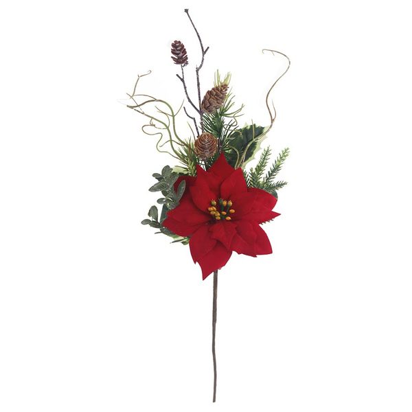 Dekorační vánoční větvička P2080 - 50 cm