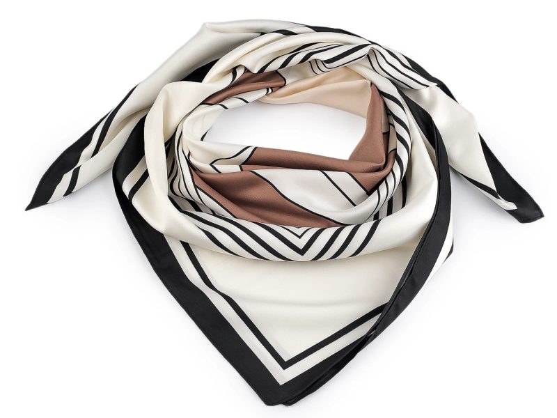 Saténový šátek 90x90 cm