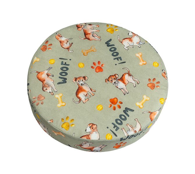 Sedák KULATÝ Šedá,Hnědá 89/527 průměr 40 cm