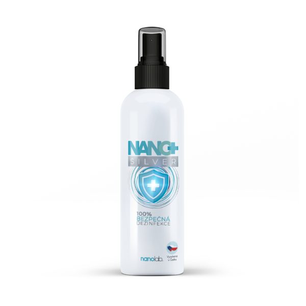 ZLEVNĚNO - Dezinfekční SPREJ NANO+ Silver 100ml na ruce a povrchy