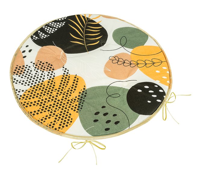 Sedák Adéla kulatý hladký Béžová 79/232 průměr 40 cm