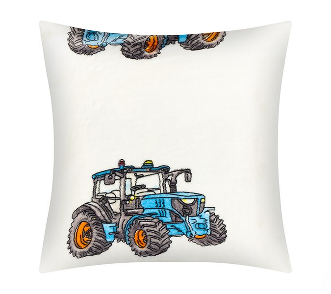 Polštářek ELLÍK - dětský motiv Modrá,Šedá,Bílá 7023/081 35x40 cm