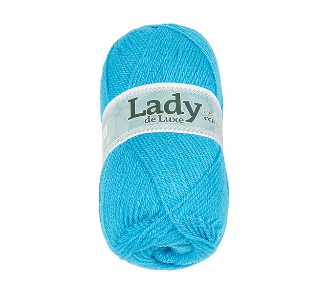 Příze LADY de Luxe Modrá 925