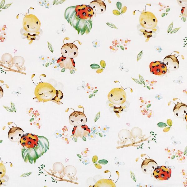 Látka - Bavlna Zelená,Červená,Bílá 48/022 šířka 160 cm