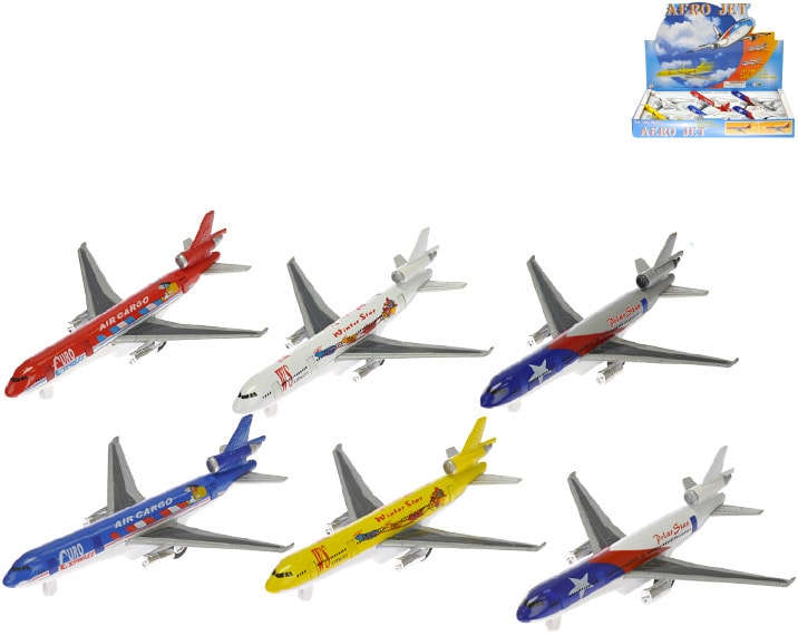 Letadlo dopravní 20cm kovové různé druhy | Toys | Mikaton.cz