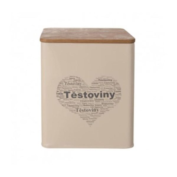 Dóza Těstoviny SRDCE O0163 - 14 x 14 x 16,5 cm