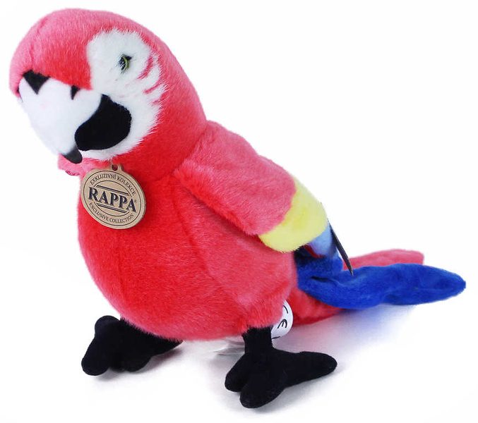 PLYŠ Pták Papoušek Ara 25cm červený Eco-Friendly *PLYŠOVÉ HRAČKY* levně na  Mikaton.cz
