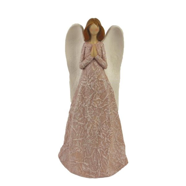 Dekorace anděl X3431 - 11,5 x 9,5 x 25,5 cm