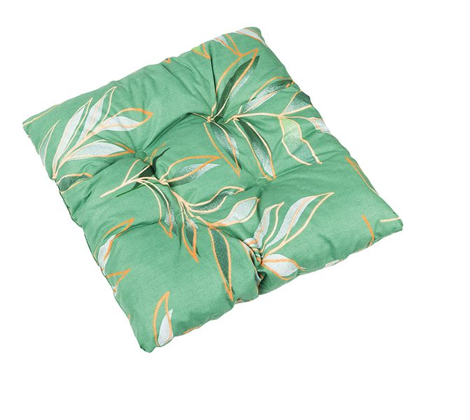 Sedák prošívaný na zahradu Zelená,Bílá 21/646