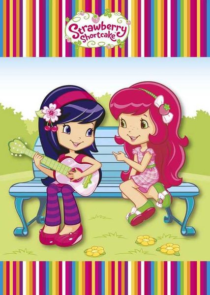 Omalovánky s aktivitami A4 Jahůdka Strawberry Shortcake