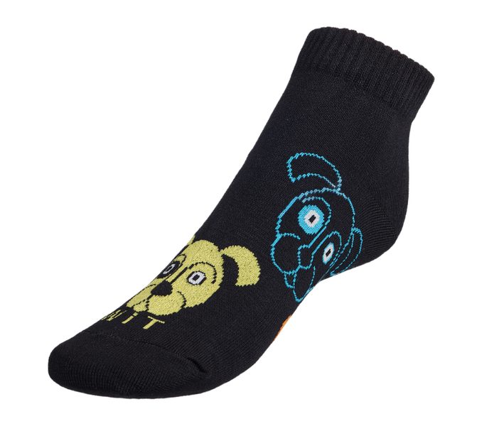 Ponožky nízké Pes černý - 43-46 černá