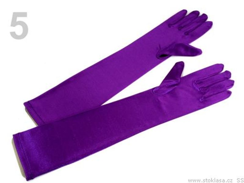 Společenské rukavice 45 cm