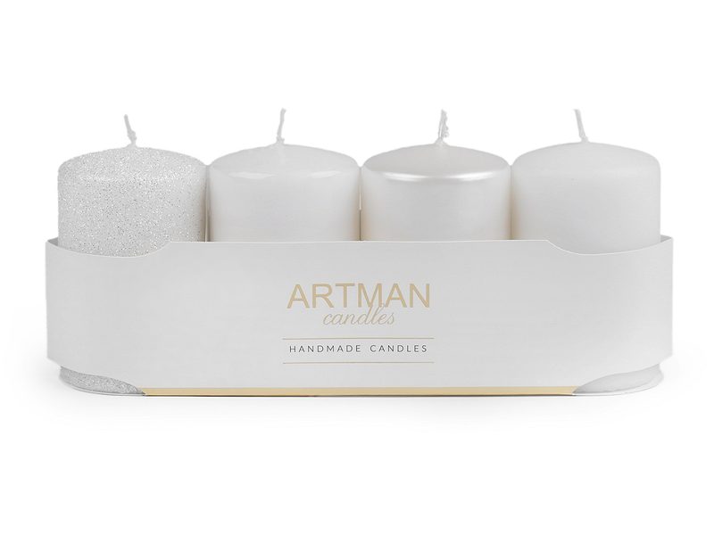 Adventní svíčky válec 6x9 cm