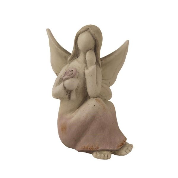 Dekorační anděl X4628 - 15 × 11 × 16 cm