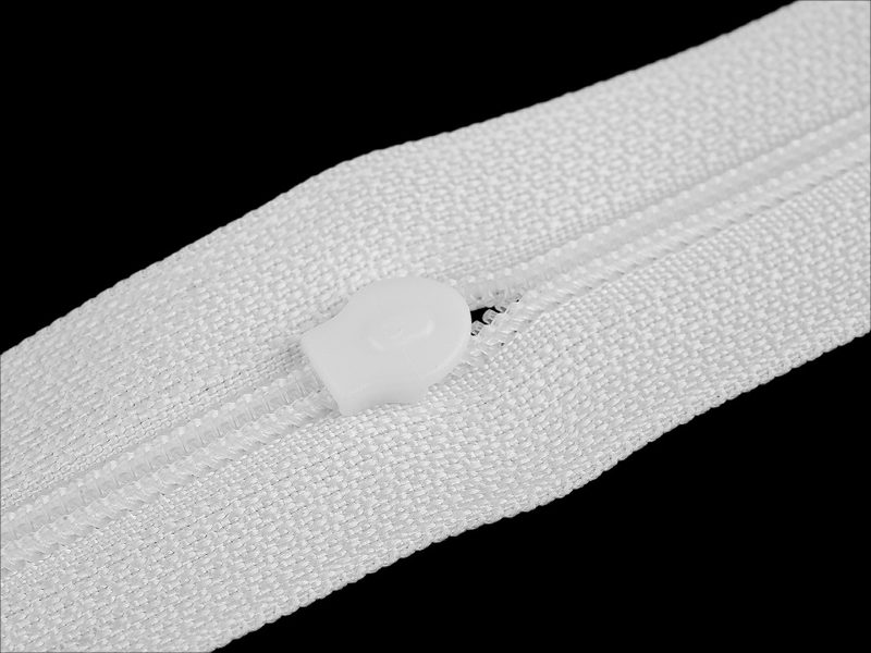 Zip spirálový No 3 s jezdcem neukončený délka 65 cm