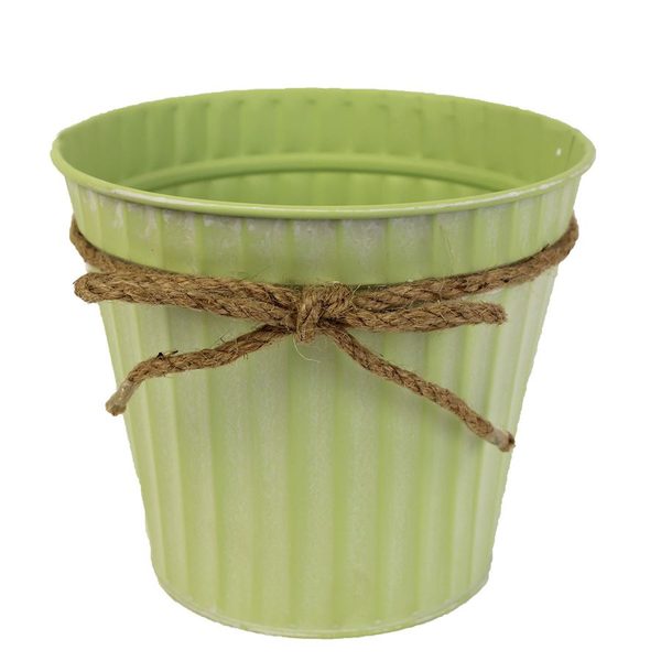 Obal kulatý zelený K1519-15 - dia 15 x 12,5 cm